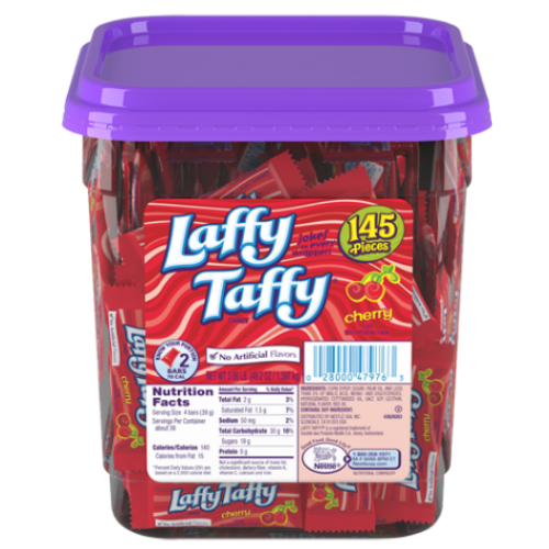 Wonka Laffy Taffy Cherry Mini Bars Bulk Candy Distributors Canada