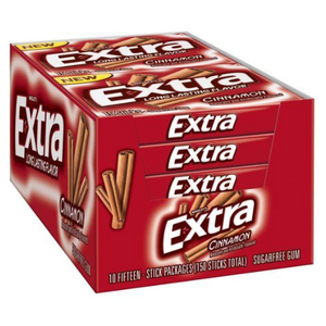 Extra Cinnamon Sugar Free Gum 10-15 Sticks