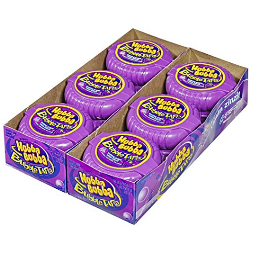 Wrigley Gum Bubble Tape Grape 12 Count