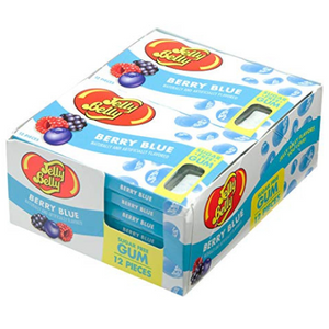 Jelly Belly Sugar Free Gum Berry Blue 12 Count