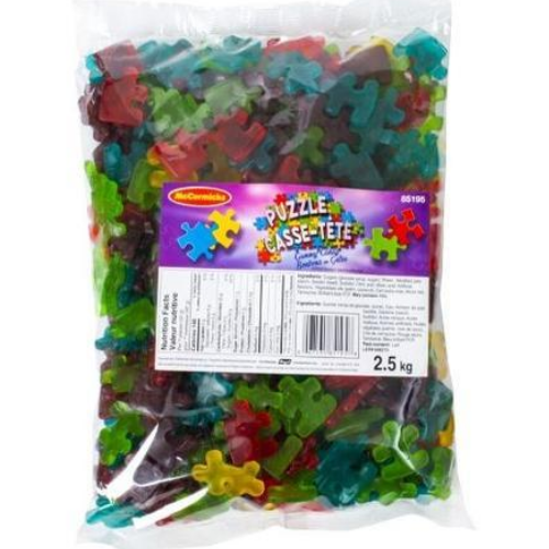  McCormicks Puzzle Gummy Candy 2.5 kg Canada