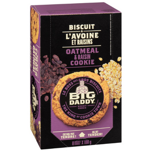 Big Daddy Oatmeal Rasin Cookies 8-100 g