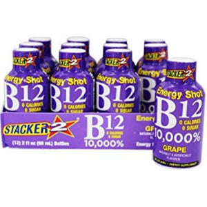 Stacker 2 Energy Shot B12 Grape 12/2oz