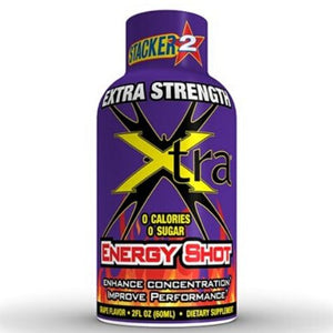 Stacker 2 Energy Shot Extra Strength Grape 12/2oz