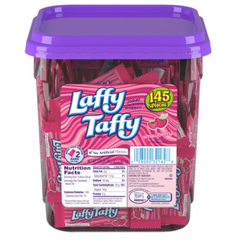 strawberry-laffy-taffy-bulk-candy-tub-145-pieces-canada
