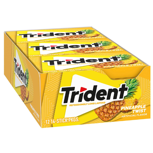 trident-pineapple-twist-gum-12-14-sticks