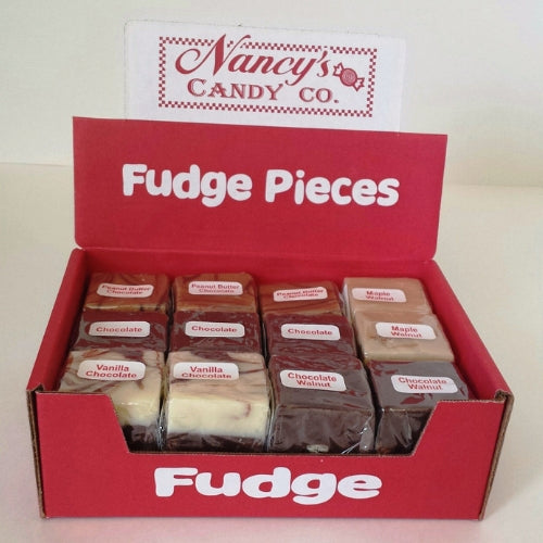 assorted gourmet fudge pieces  24 count box candyonline.ca 